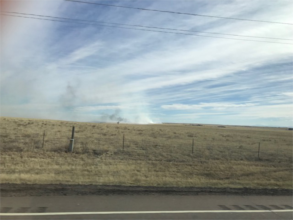 grass fire March 2018